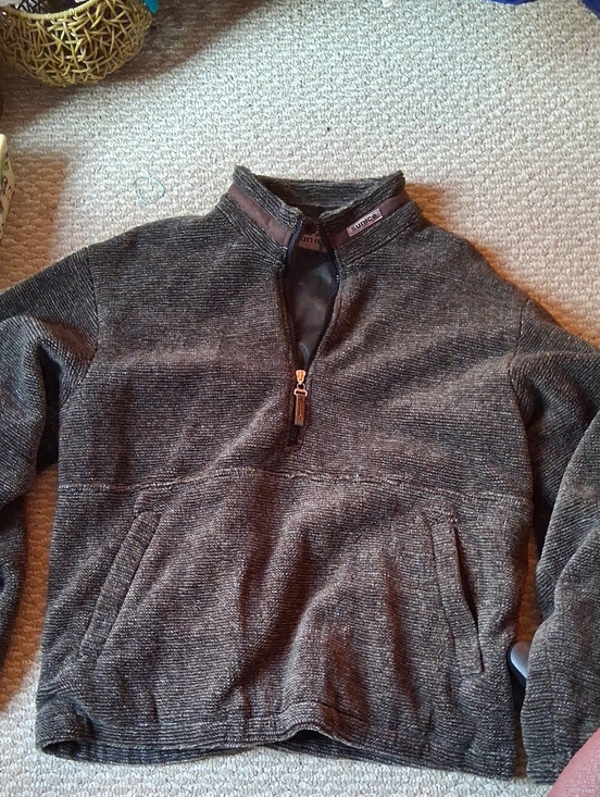 Sunice Other - Sunice Men's Half-Zip Heathered Brown Green  Pullover Sweater Jacket M